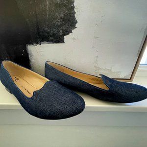 Blue Denim Flats